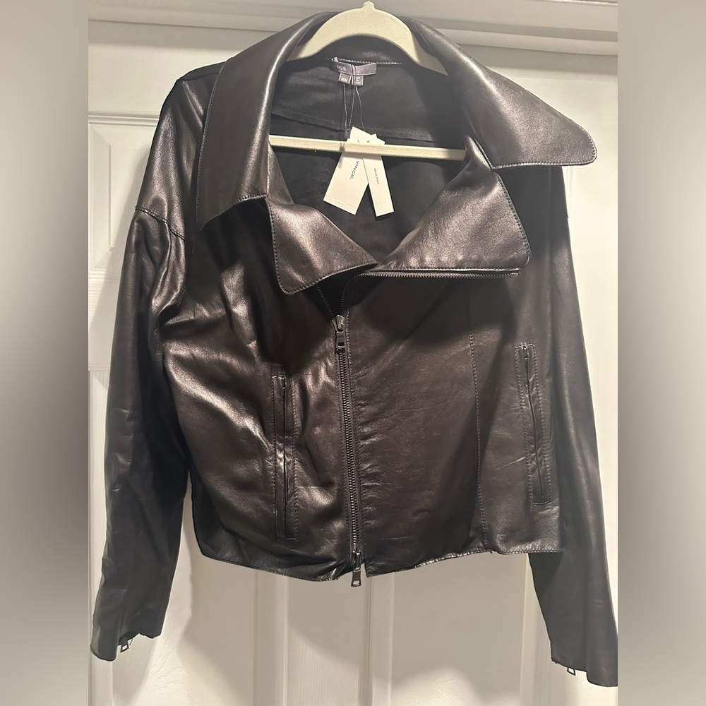 VINCE LEATHER JACKET